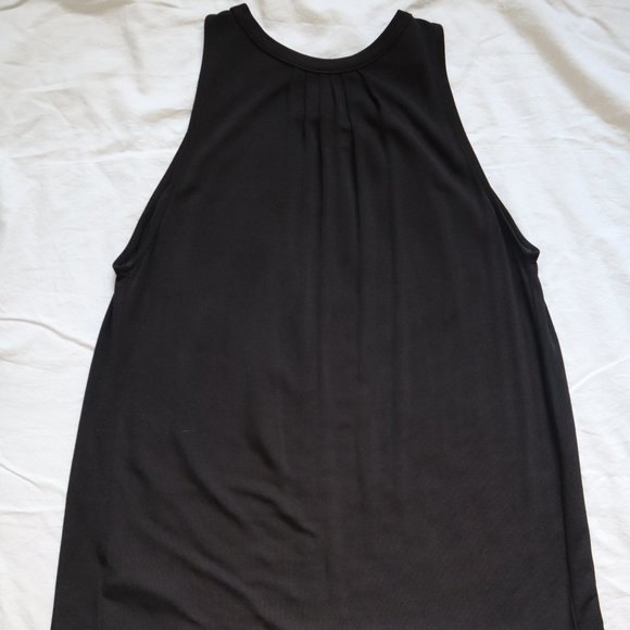 H&M Black Sleeveless Tank Key Hole Blouse XS - Picture 3 of 9